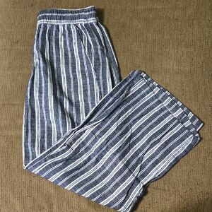 Striped Blue and White Pants
